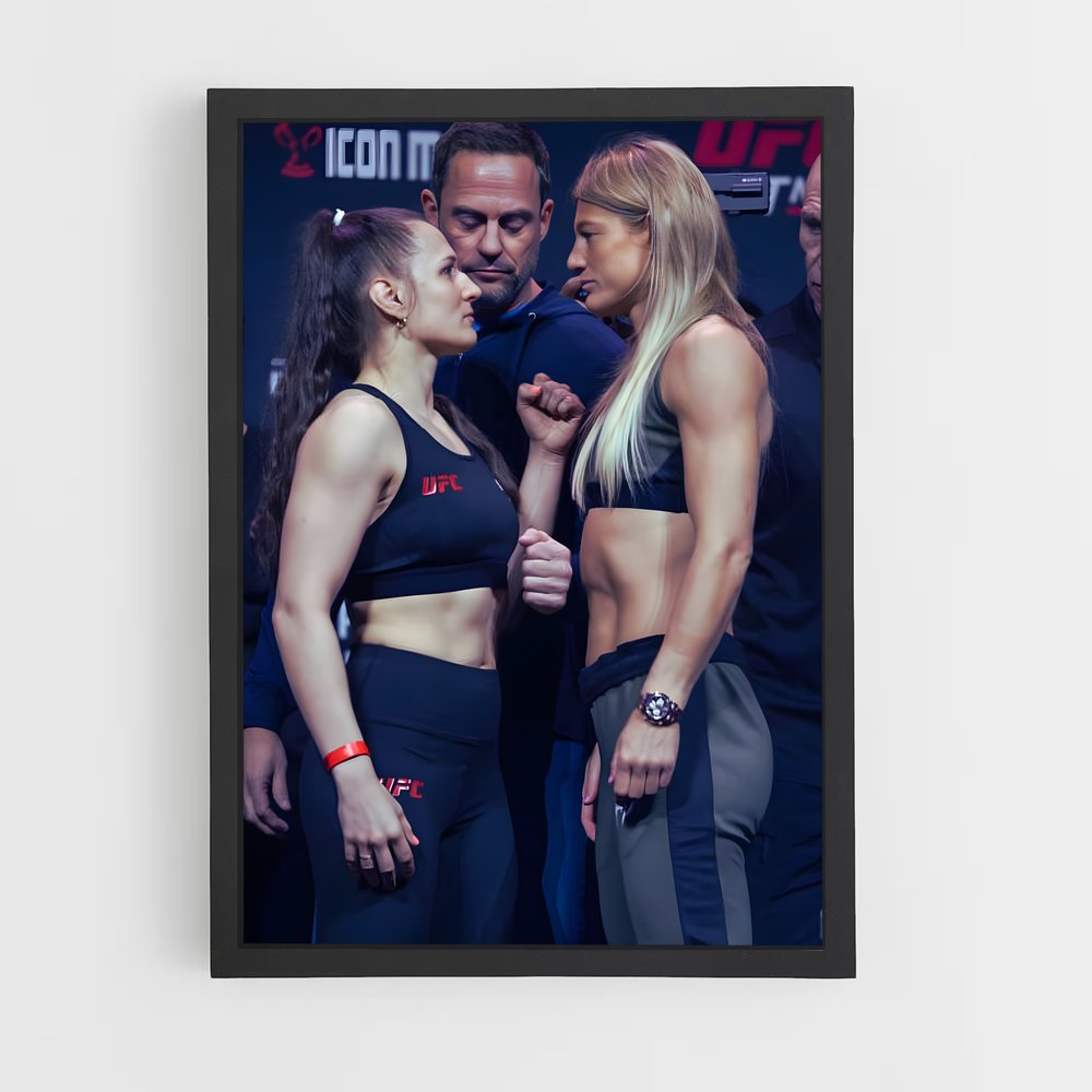 Poster Championne de l'UFC – affiche MMA (vue 2)